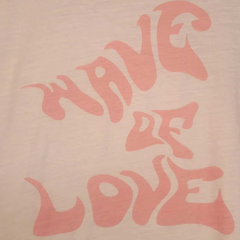 NWT J. Crew Wave of Love Short Sleeve Cropped Tee size large BH431